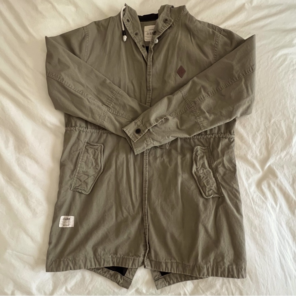 LIRA Olive Green Men’s Parka Jacket